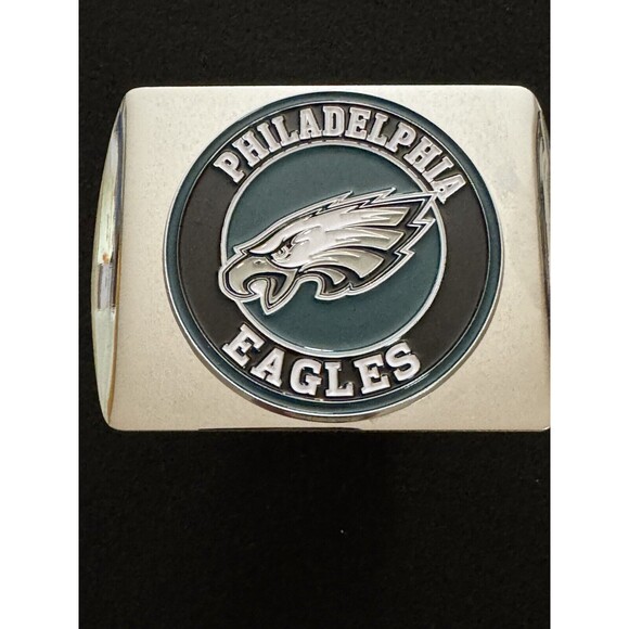 Fanmats NFL Philadelphia Eagles 3D Metal Hitch Cover New Silver - Picture 1 of 12